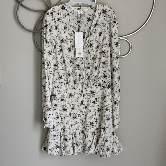 NWT $648 Veronica Beard floral ruffle dress - Picture 3 of 12